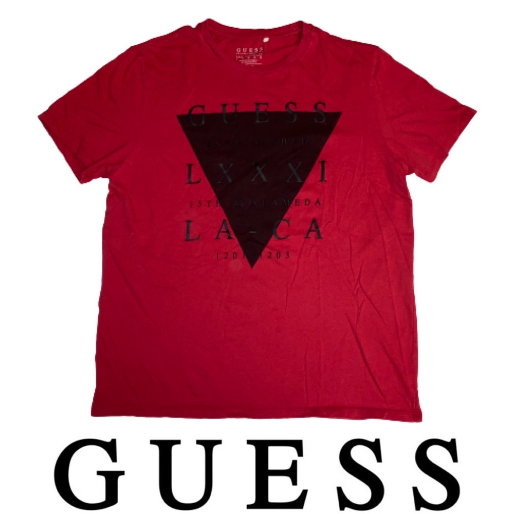 Men GUESS tee shirt Large